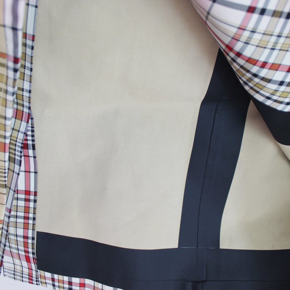 NWT Burberry Check Rain Trench Coat, US 4 - Picture 15 of 16